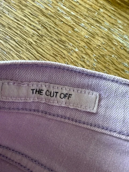 Lucky Brand The Cut Off Denim Shorts -Sz 14 -Lavender Purple - Picture 4 of 14